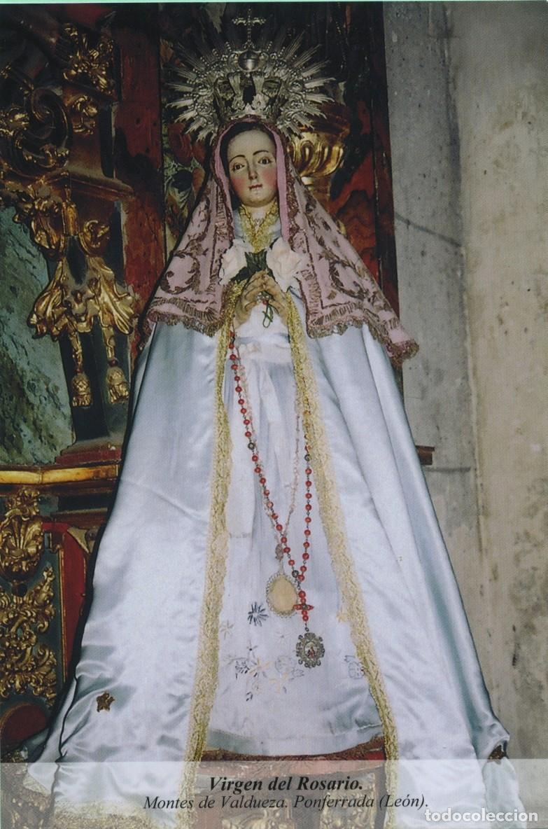 Postales: Tarjet&oacute;n. Virgen del Rosario. Montes de Valdueza. Ponferrada (Le&oacute;n)