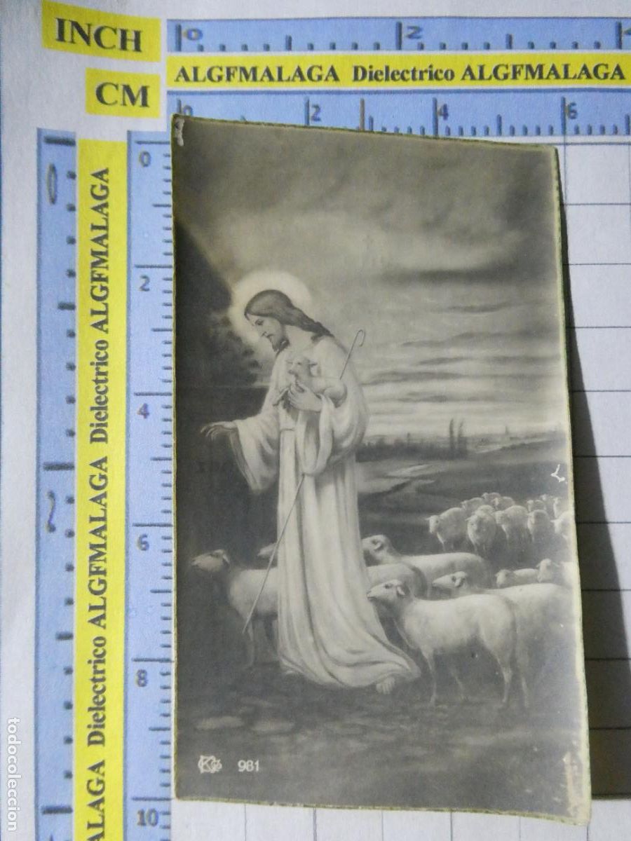Postales: ANTIGUO RECORDATORIO RELIGIOSO SEMANA SANTA. COMUNI&Oacute;N IGLESIA SAN JUAN M&Aacute;LAGA A&Ntilde;O 1936. 47
