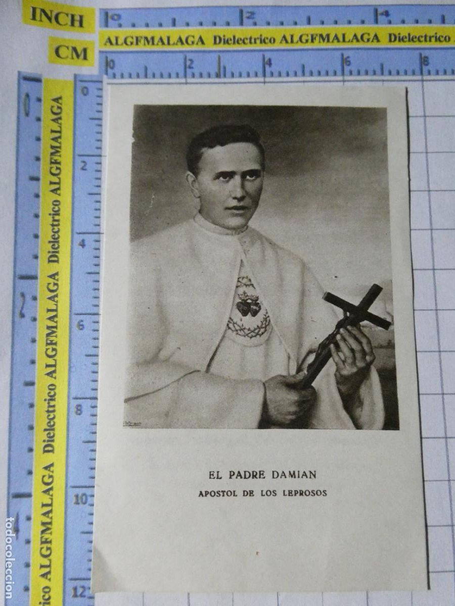 Postales: ANTIGUO RECORDATORIO RELIGIOSO SEMANA SANTA. PADRE DAMI&Aacute;N CASA ENTRONIZACI&Oacute;N SAGRADO CORAZ&Oacute;N. 54