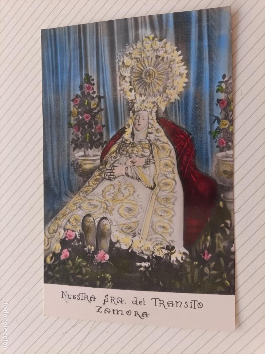 Postales: Tarjeta de la Virgen de Zamora