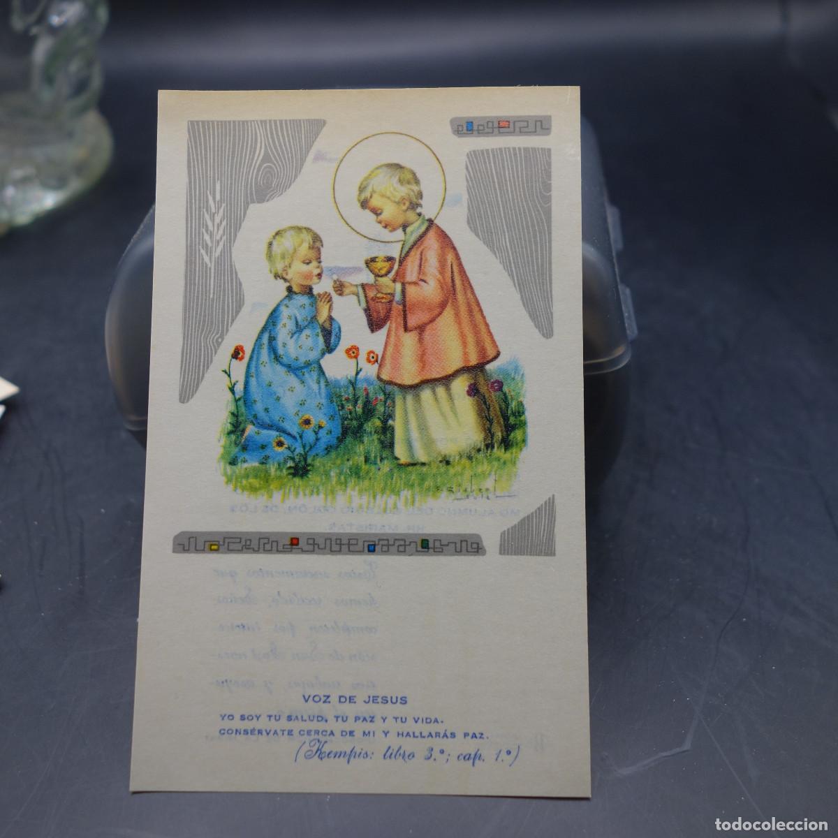 Postales: RECUERDO DE LA PRIMERA COMUNION EN LA IGLESIA DE SAN PEDRO DE HUELVA