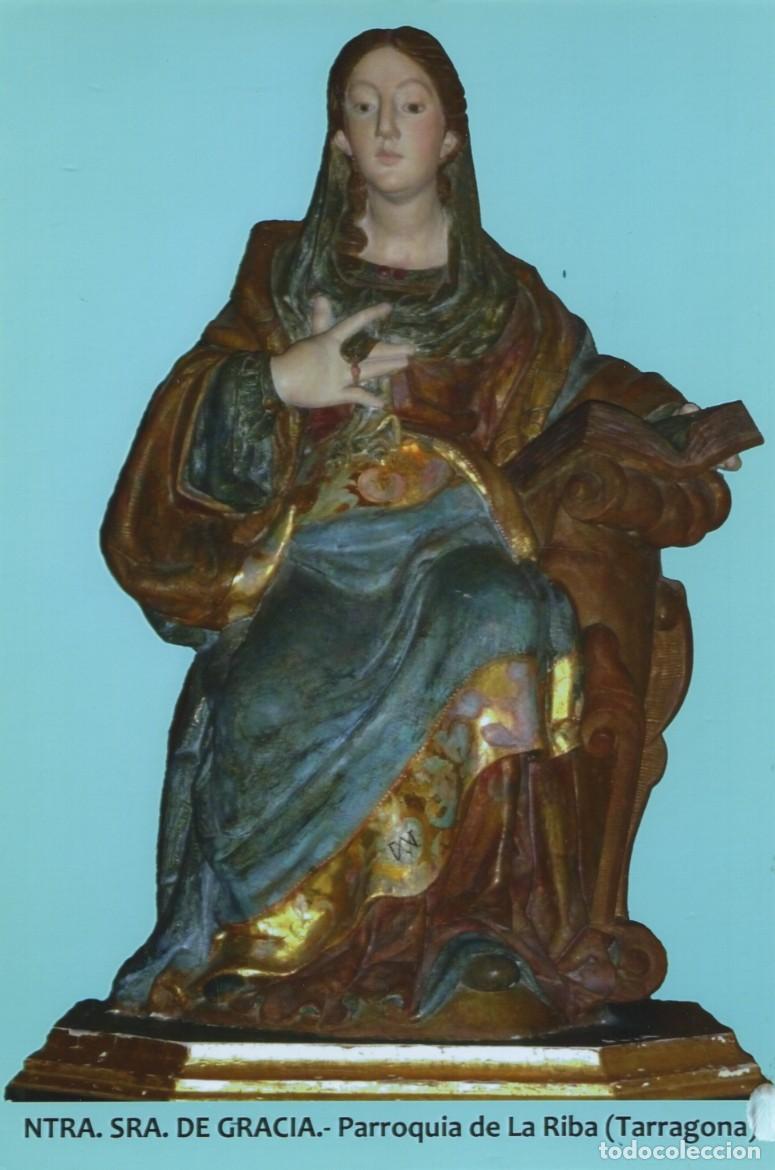Postales: Tarjet&oacute;n. Ntra. Sra. de Gracia. Parroquia de la Riba (Tarragona)