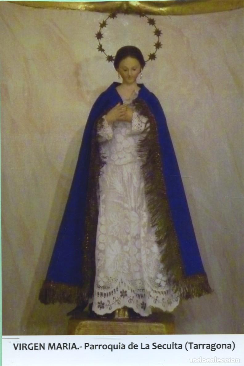 Postales: Tarjet&oacute;n. Virgen Mar&iacute;a. Parroquia de La Secuita (Tarragona)