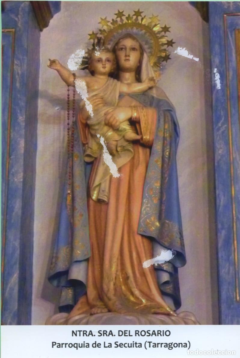 Postales: Tarjet&oacute;n. Ntra. Sra. del Rosario. Parroquia de la Secuita (Tarragona)