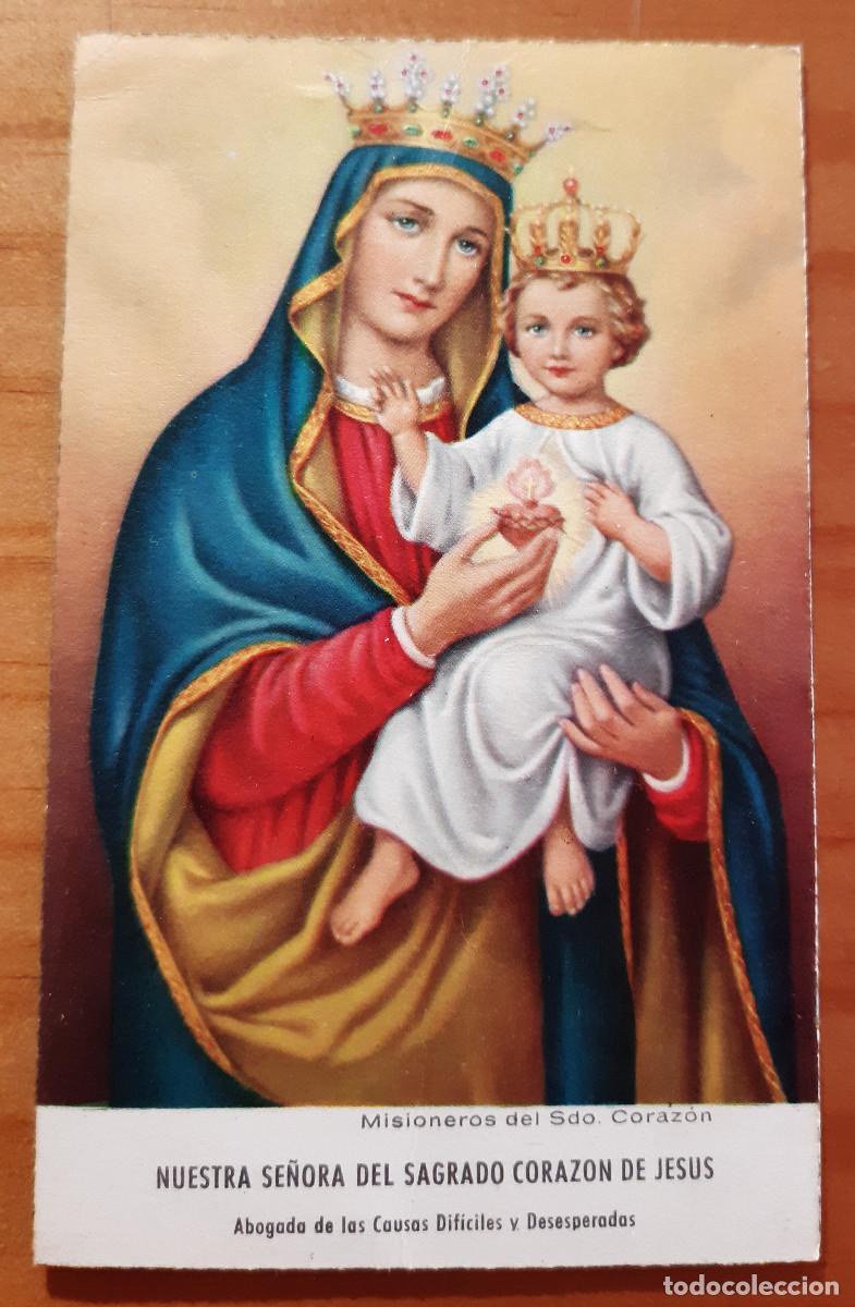 Postcards: NUESTRA SE&Ntilde;ORA DEL SAGRADO CORAZ&Oacute;N DE JES&Uacute;S - MISIONEROS DEL SDO. CORAZ&Oacute;N - MUY BUEN ESTADO