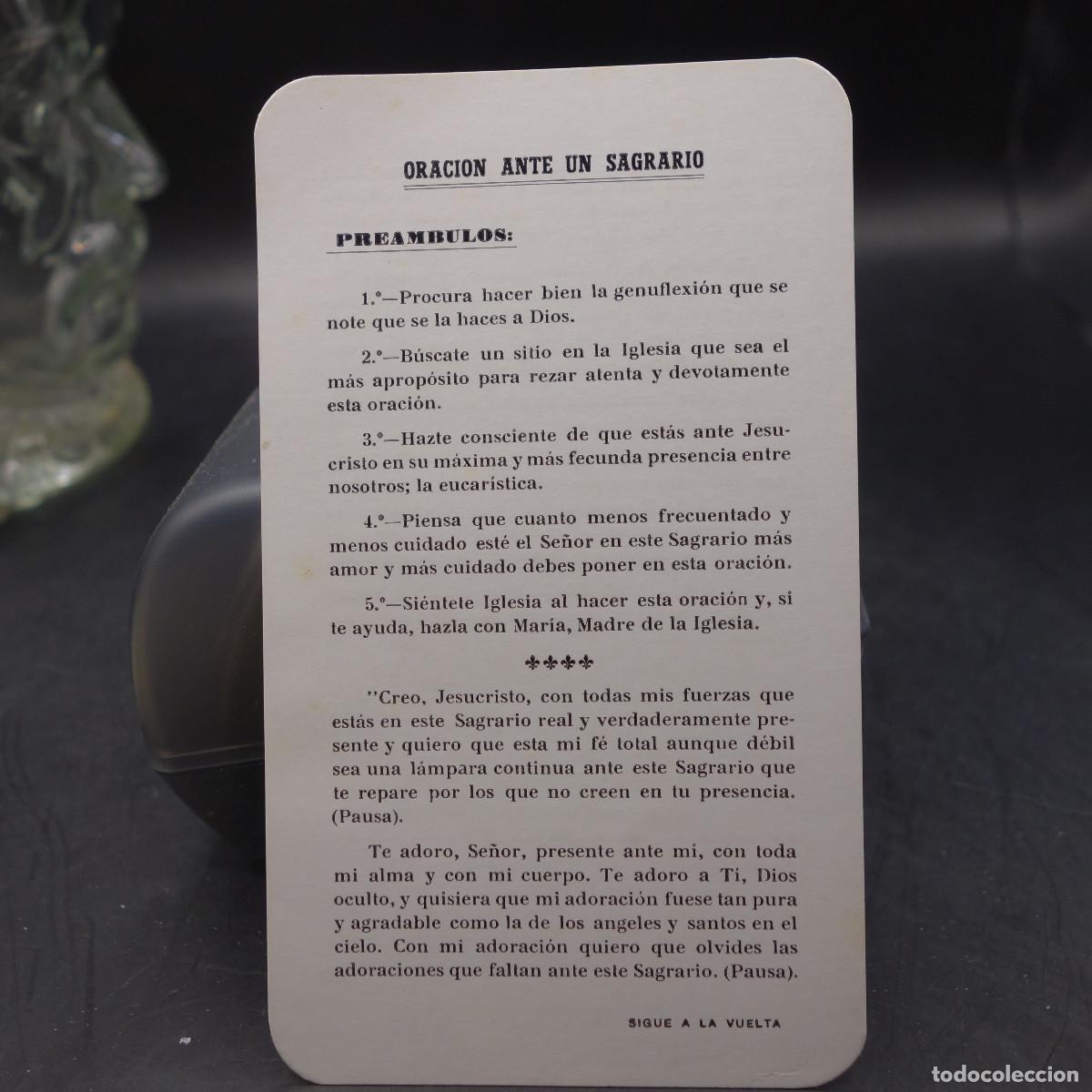 Postales: ORACION ANTE UN SAGRARIO