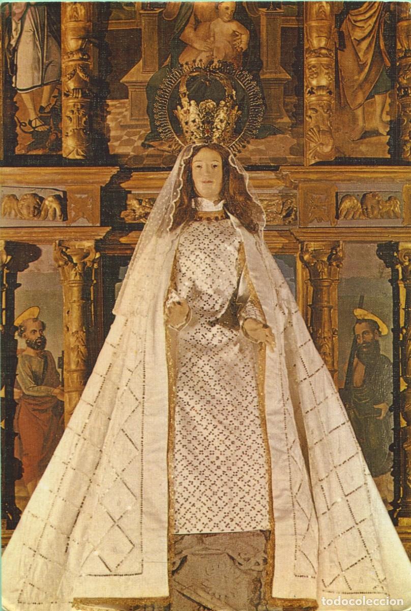 Postales: Tarjet&oacute;n. LA SANTA 7. &Aacute;VILA. Catedral. Virgen de la Caridad. &rdquo;Supliqu&eacute;la fuese mi Madre...&rdquo; (Sta.