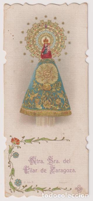 Postkarten: ANTIGUA ESTAMPA TROQUELADA NTRA.SRA.DEL PILAR DE ZARAGOZA - RSR - DORSO EN BLANCO