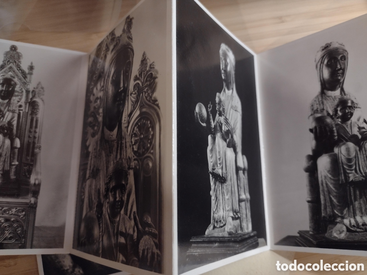 Postcards: Conjunt de postals en acordi&oacute; de la imatge de la Mare de D&eacute;u de Montserrat