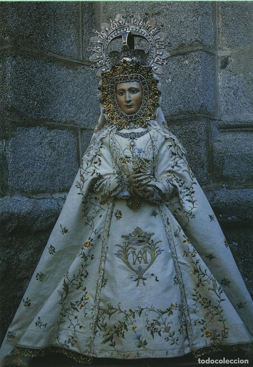 Postales: Tarjet&oacute;n. N&ordm; 35. Virgen de La Clemencia, s. XVI. Carmelitas Descalzas. Monasterio de La Encarnaci&oacute;n.