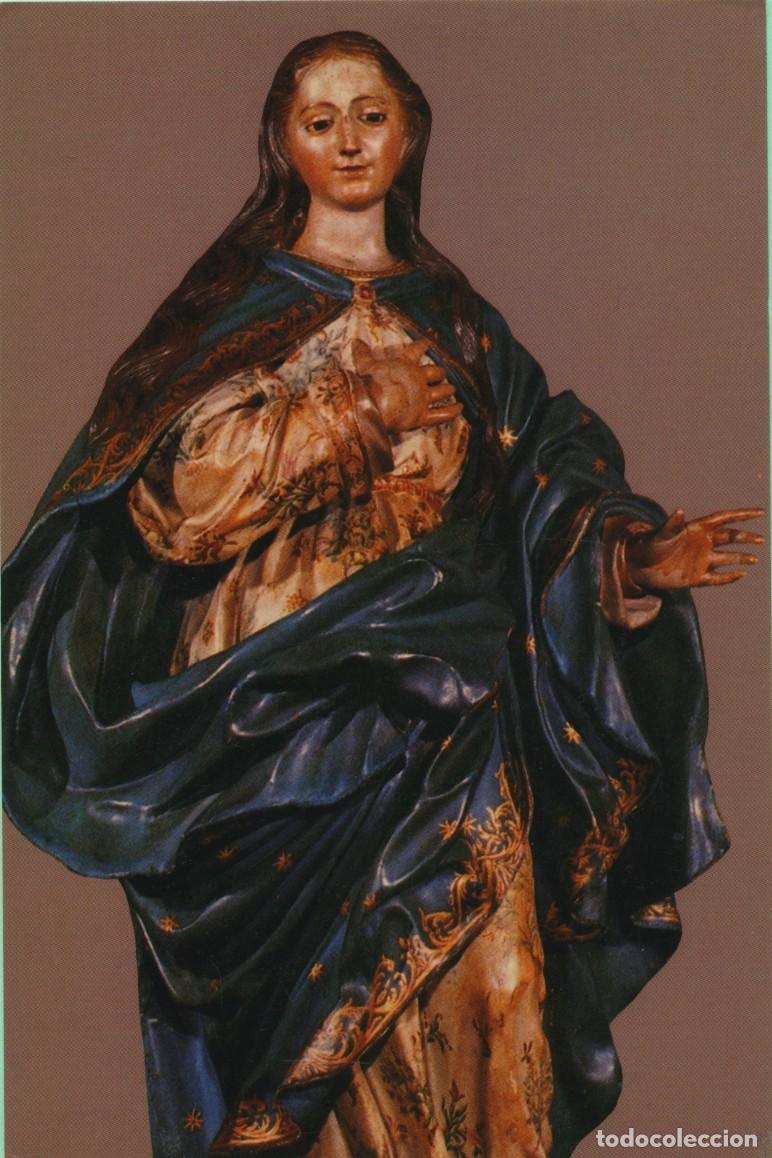 Postales: Inmaculada. Escuela Alonso Cano Siglo XVII. Museo de Arte Sacro. Santuario San Pedro Alc&aacute;ntara. Aren