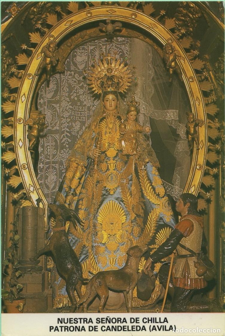 Postales: Tarjet&oacute;n. Nuestra Se&ntilde;ora de Chilla. Patrona de Candeleda (&Aacute;vila)