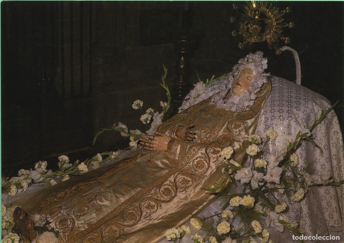 Postales: N&ordm; 8-Zamora. Virgen de Ntra. Se&ntilde;ora del Tr&aacute;nsito. Convento de Clarisas Franciscanas. EDICIONES FAMA