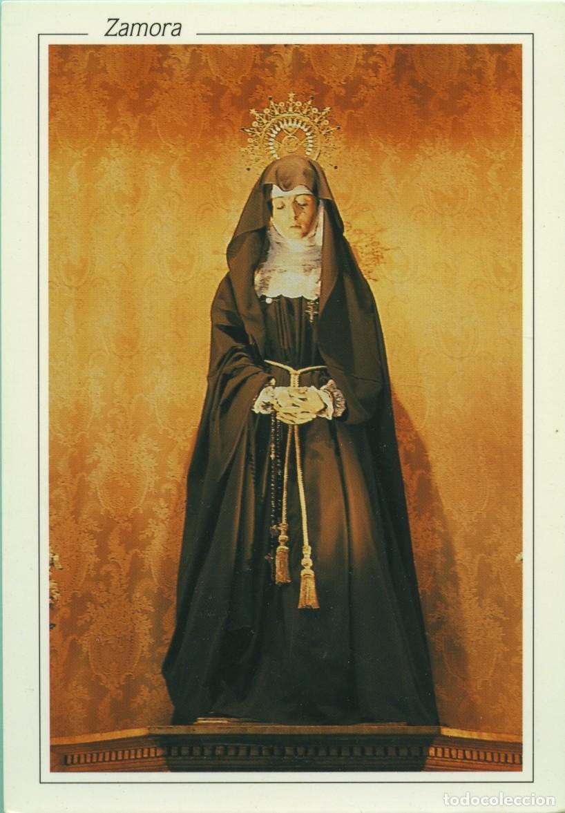 Postales: N&ordm; 2002-ZAMORA. Virgen de la Soledad. Sin circular. EDICIONES PARIS