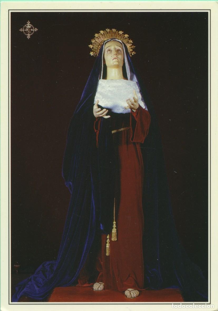 Postales: N&ordm; A/31. Virgen Dolorosa. Ricardo Segundo Garc&iacute;a. 1942. Santa Vera Cruz. Disciplina y Penitencia. Si