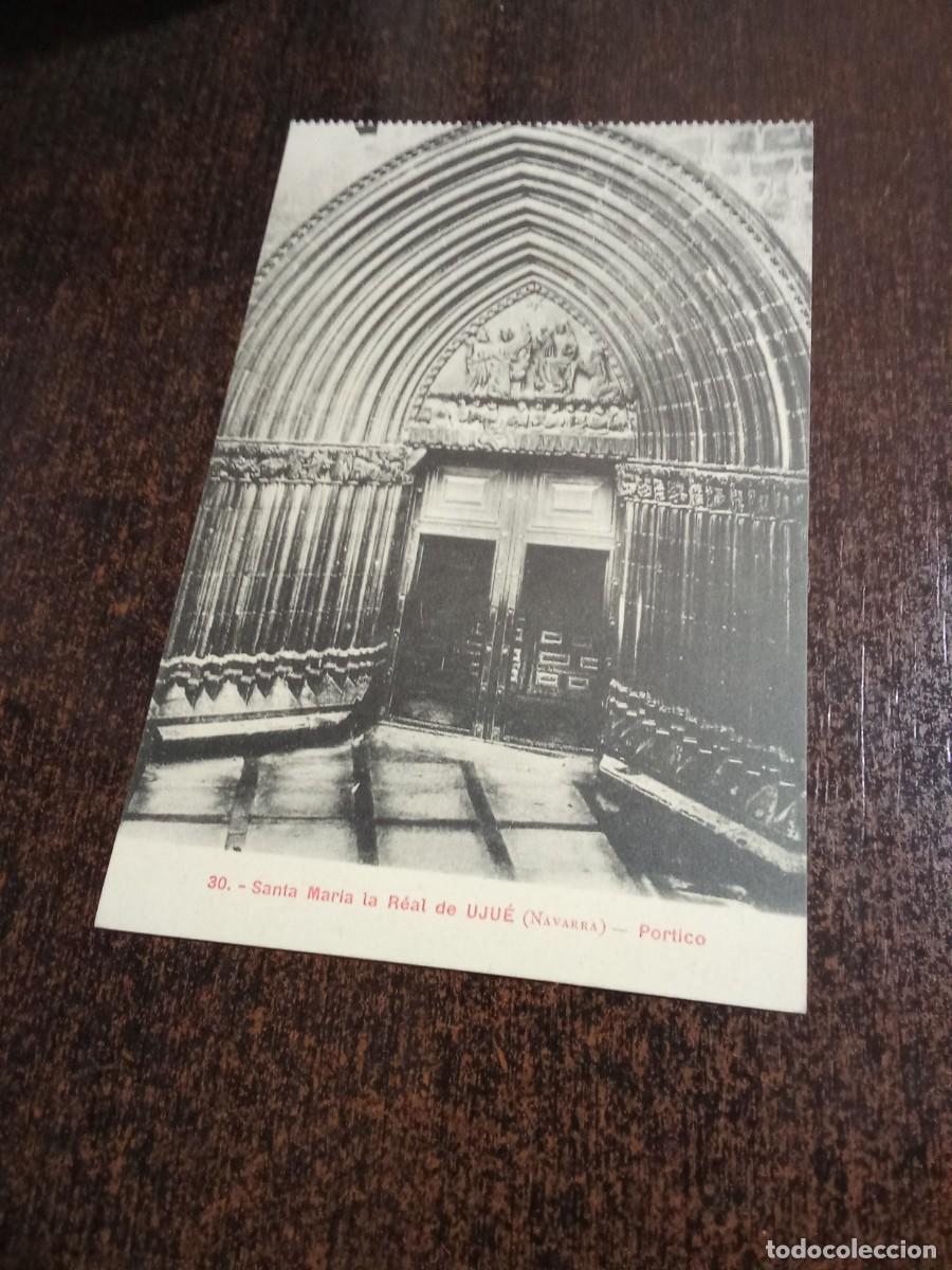 Postales: navarra.Santa Maria de la Real de Uju&eacute;.