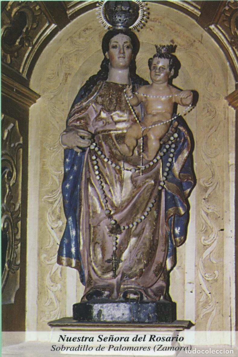 Postales: Tarjet&oacute;n. Nuestra Se&ntilde;ora del Rosario. Sobradillo de Palomares (Zamora)