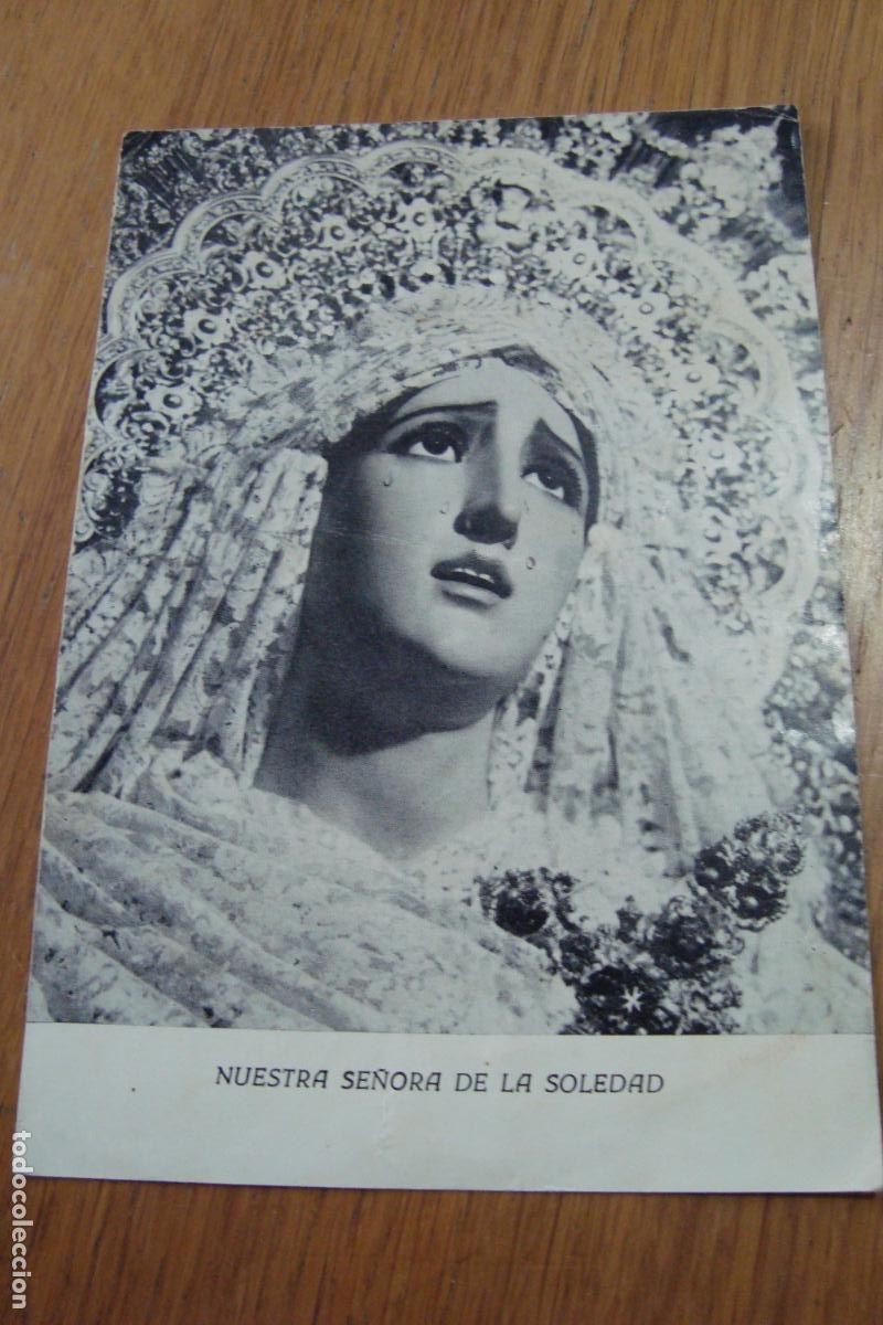 Postales: PROGRAMA CULTOS BESAMANOS VIRGEN DE LA SOLEDAD. SEVILLA 1978. FRANCISCO ASIS CHAVERO