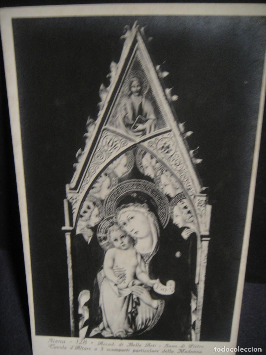 Postales: virgen con ni&ntilde;o , siena , edicion a, taldri , milan - postal sin circular