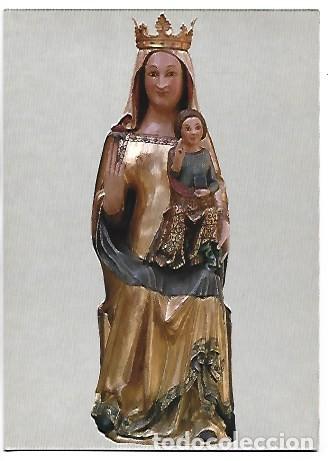 Postales: IGLESIA PARROQUIAL, VIRGEN DE LA MISERICORDIA (s.XIV).- AOIZ / NAVARRA
