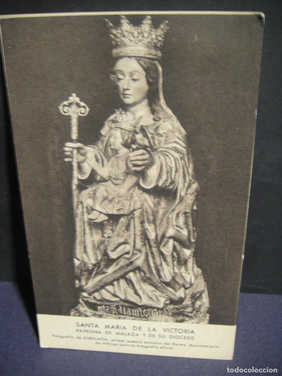 Postales: santa maria de la victoria , patrona de malaga - tarjeta 14,5 x 9 cnt&ordm;