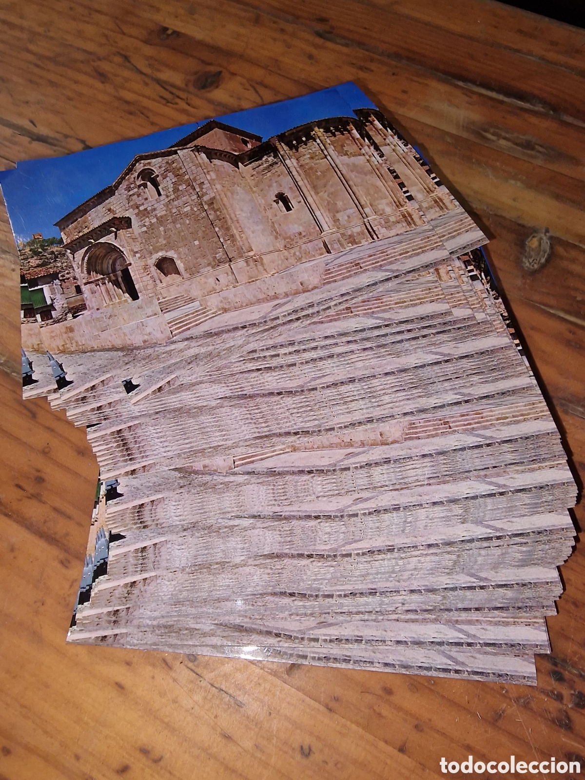 Postales: Excelente lote 96 postales sin circular,a&ntilde;os 60,iglesia San Miguel, daroca Zaragoza