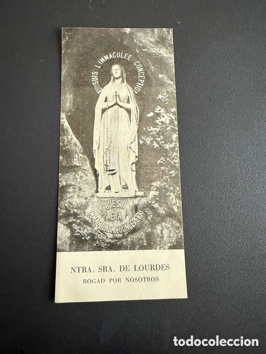 Postales: Estampa. NUESTRA SE&Ntilde;ORA DE LOURDES