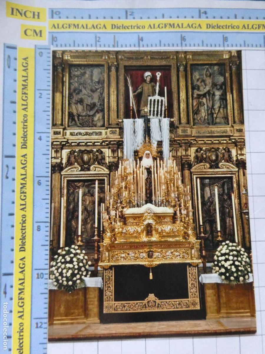 Postales: RECORDATORIO RELIGIOSO SEMANA SANTA. SEVILLA 450 ANIVERSARIO MAR&Iacute;A SANT&Iacute;SIMA SOLEDAD. 972