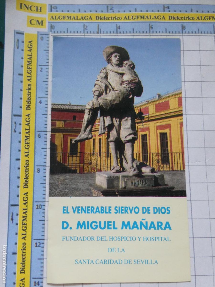 Postales: RECORDATORIO RELIGIOSO SEMANA SANTA. SEVILLA VENERABLE SIERVO DE DIOS D. MIGUEL MA&Ntilde;ARA. 975