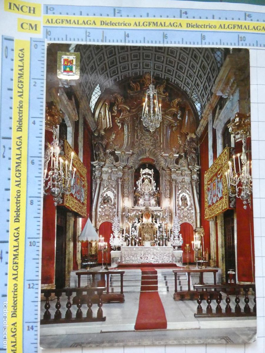 Postales: POSTAL RELIGIOSA SEMANA SANTA. A&Ntilde;O 1965 TEROR GRAN CANARIA SANTUARIO E IMAGEN VIRGEN DEL PINO. 988