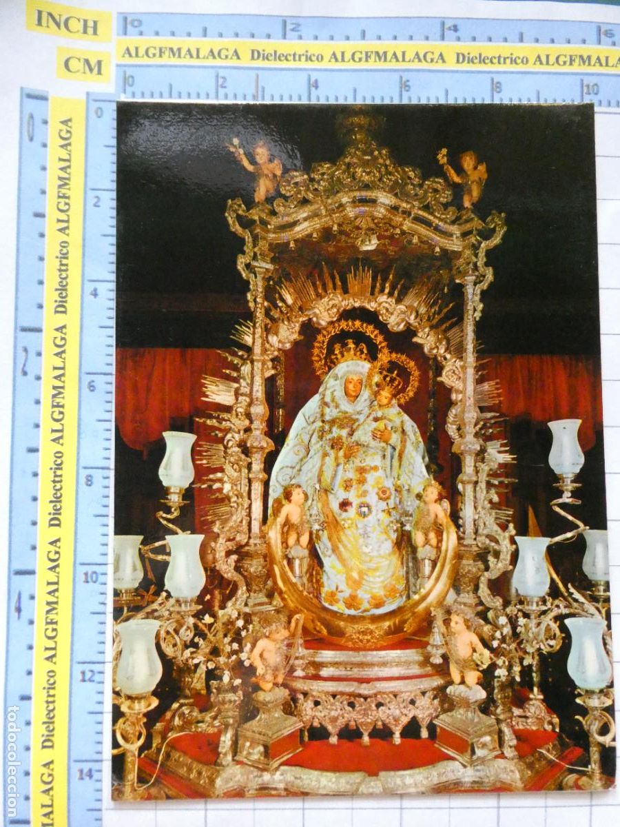 Postales: POSTAL RELIGIOSA SEMANA SANTA. A&Ntilde;O 1972 TEROR GRAN CANARIA IMAGEN VIRGEN DEL PINO. 989