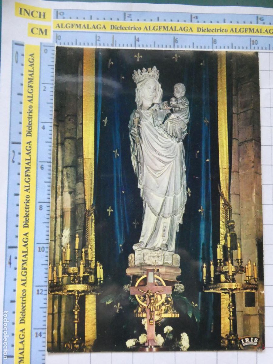 Postales: POSTAL RELIGIOSA SEMANA SANTA. PARIS FRANCIA LA VIERGE DE NOTRE DAME. 991