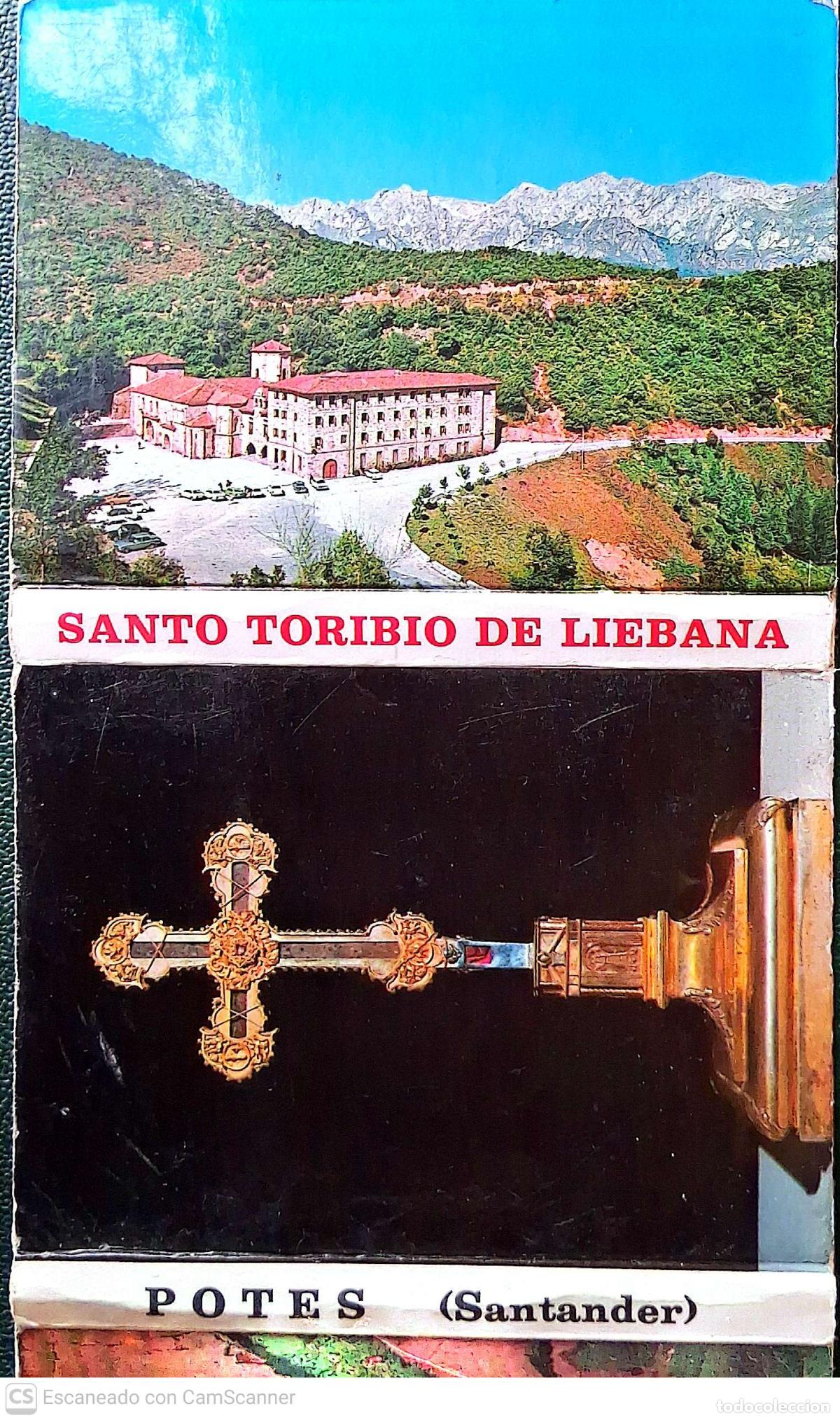 Postales: Santo Toribio de Li&eacute;bana. Potes (Santander). Librito con 16 postales, tama&ntilde;o 7,5x10,5 cm..