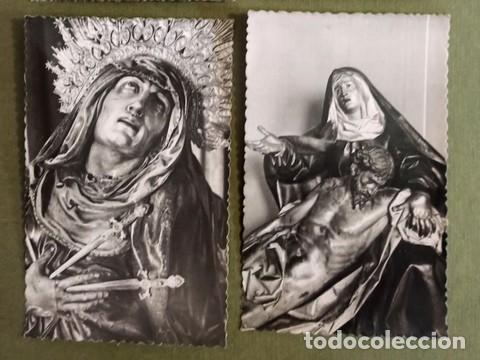Postales: Valladolid - Imaginer&iacute;a Juan de Juni ( Cabeza de la Virgen) y Gregorio Fern&aacute;ndez (La Piedad)
