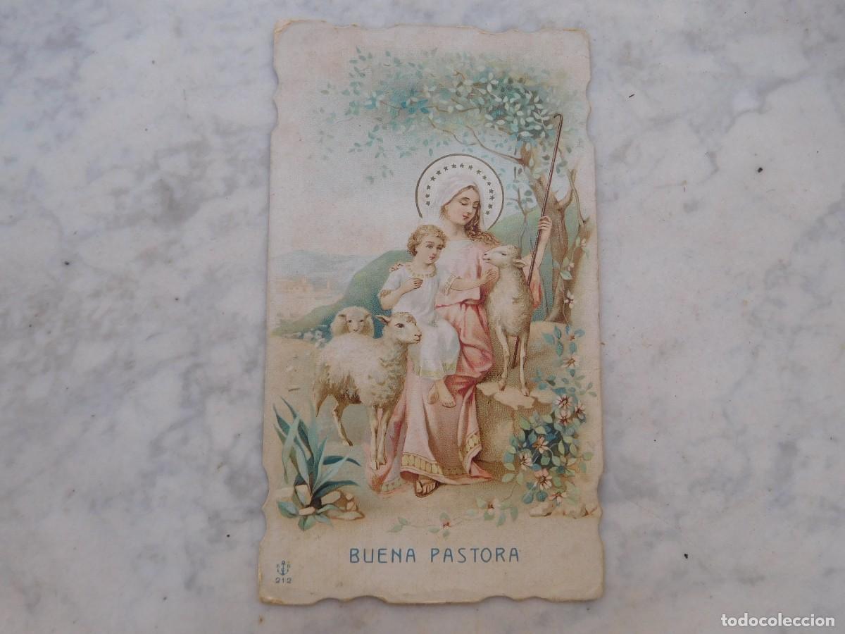 Postales: Estampa antigua Buena Pastora. Chocolates Dimas Alonso Valladolid