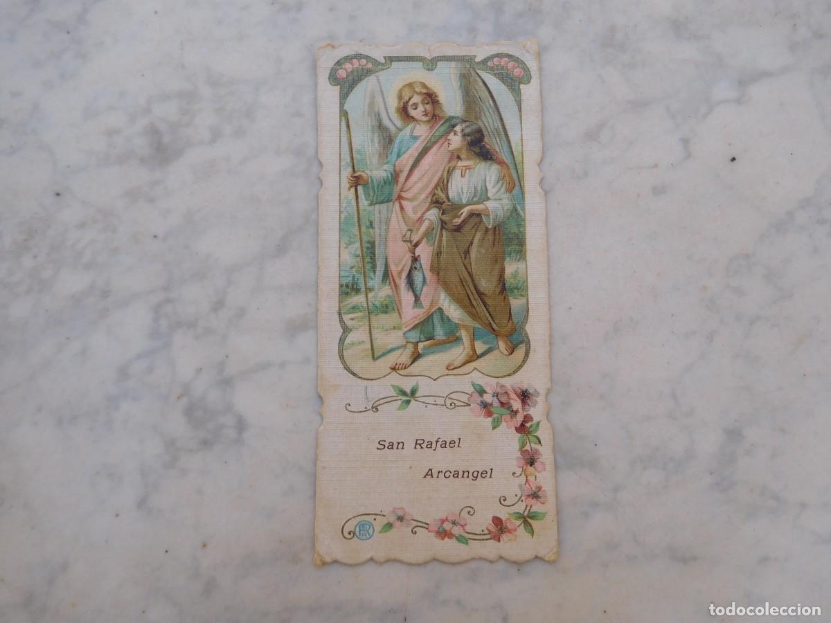 Postales: Estampa antigua San Rafael Arcangel
