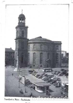 Postales: Alemania y Marcofilia, Frankfurt a. Main, Iglesia de San Pablo, Lisboa 1958 (99989)