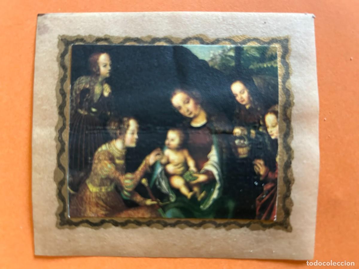Postales: ESTAMPA VINTAGE MATRIMONIO M&Iacute;STICO SANTA CATALINA DE ALEJANDR&Iacute;A DE LUCAS CRANACH EL VIEJO