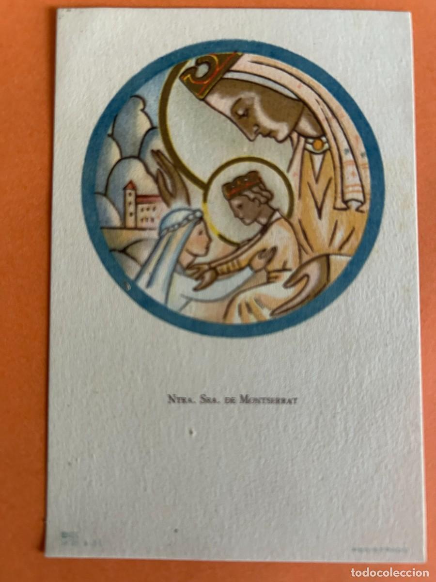 Postales: ESTAMPA NTRA. SRA. DE MONTSERRAT - ARTE SACRO A-11 - c. 1941