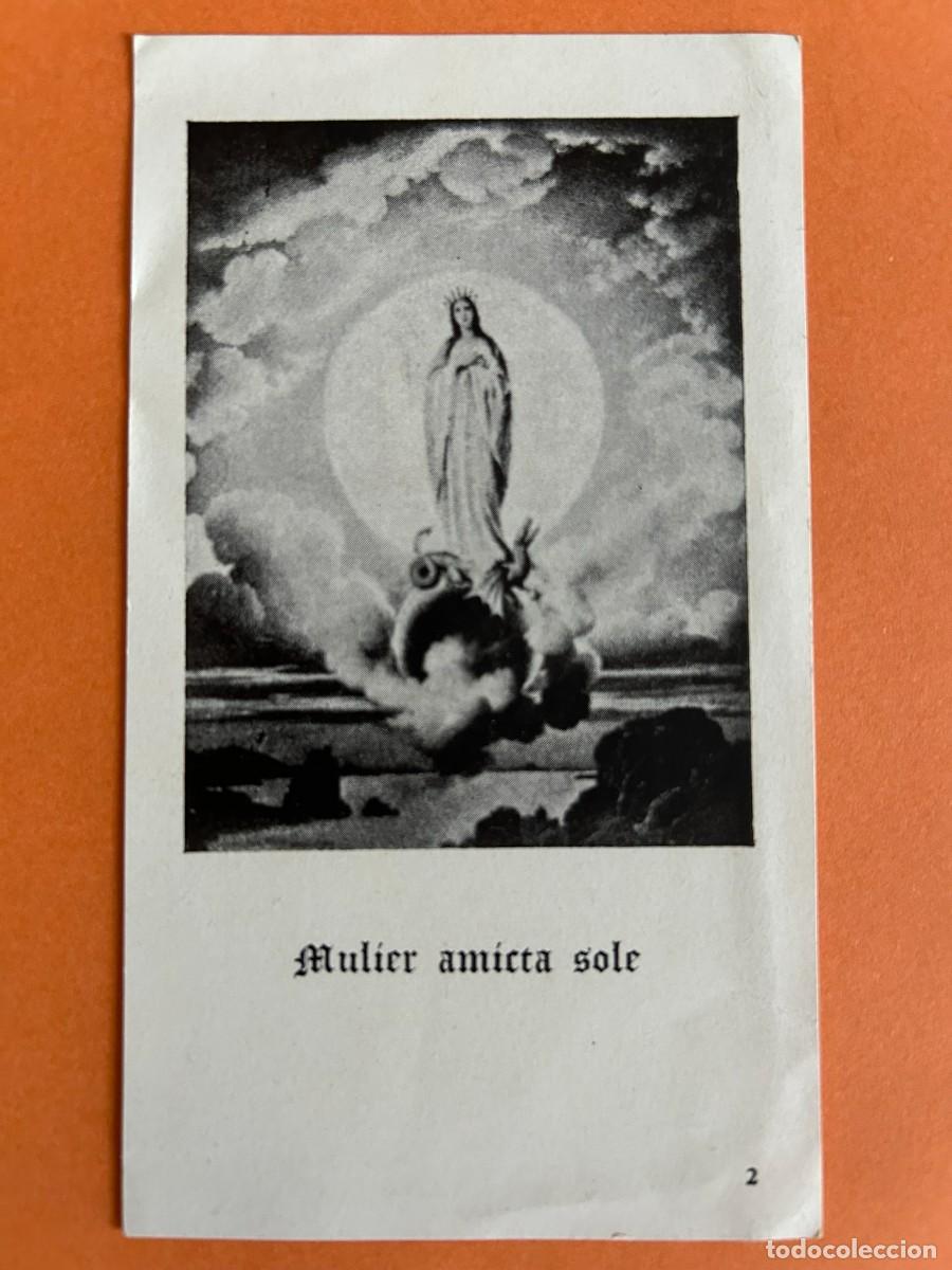 Postales: ESTAMPA INMACULADA CONCEPCI&Oacute;N ICONOGRAF&Iacute;A VIRGEN DEL APOCALIPSIS DE VOGEL - c. 1940