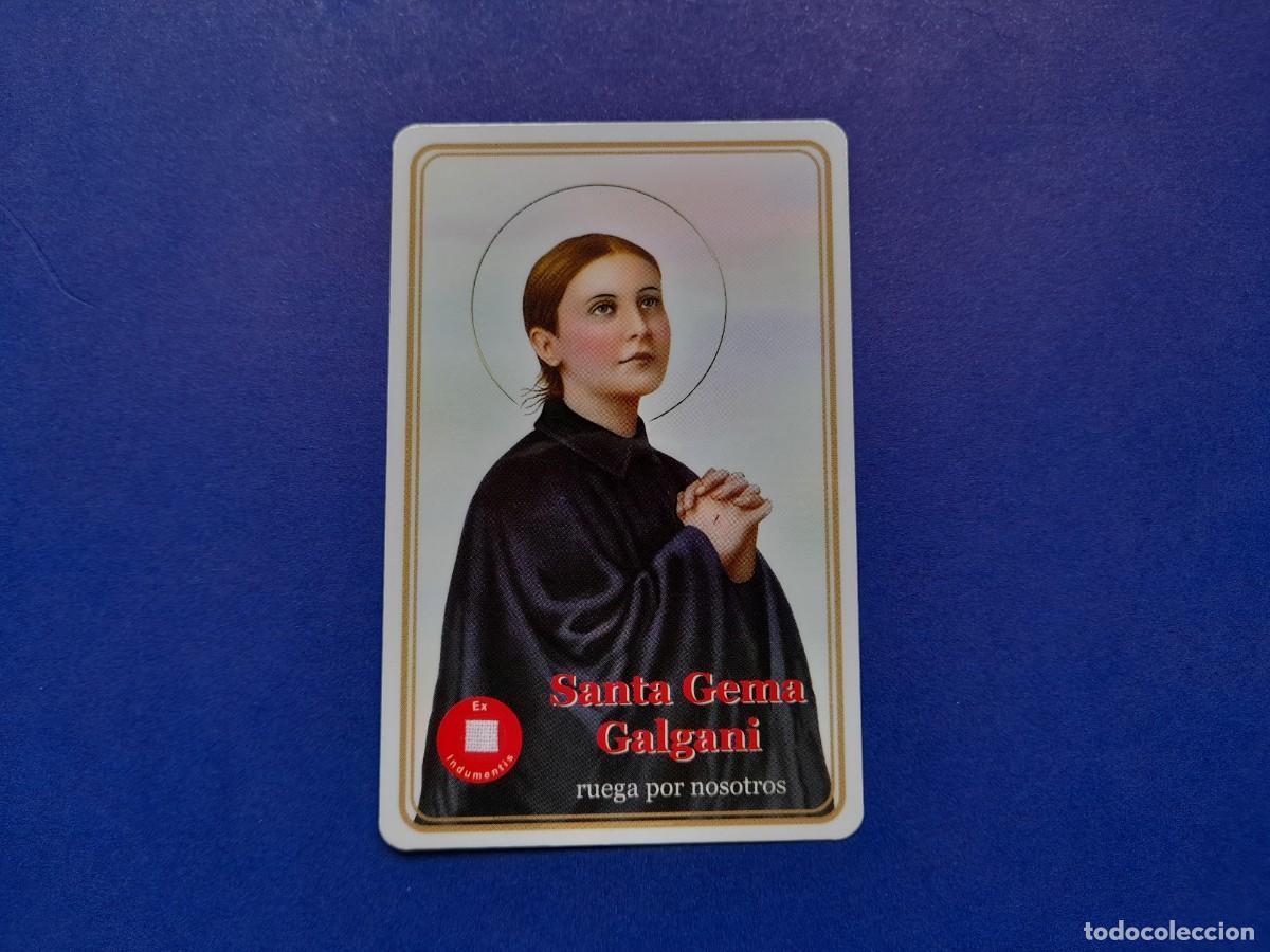 Postales: Estampa relicario Santa Gema Galgani Ex Indumentis