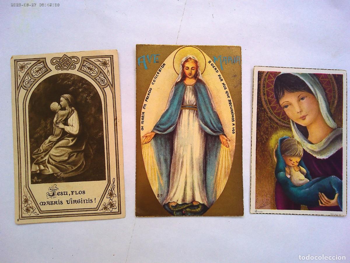 Postkarten: LOTE DE 3 ESTAMPAS DE PRIMERA COMUNION DE TRES HERMANOS . MALAGA 1952 Y CASTILLEJA CUESTA 1951 Y 63