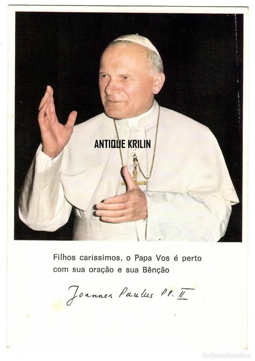 Postales: JOANNES PAULUS II / POSTALTIPOGRAFIA VATICANA / SIN FRANQUEAR