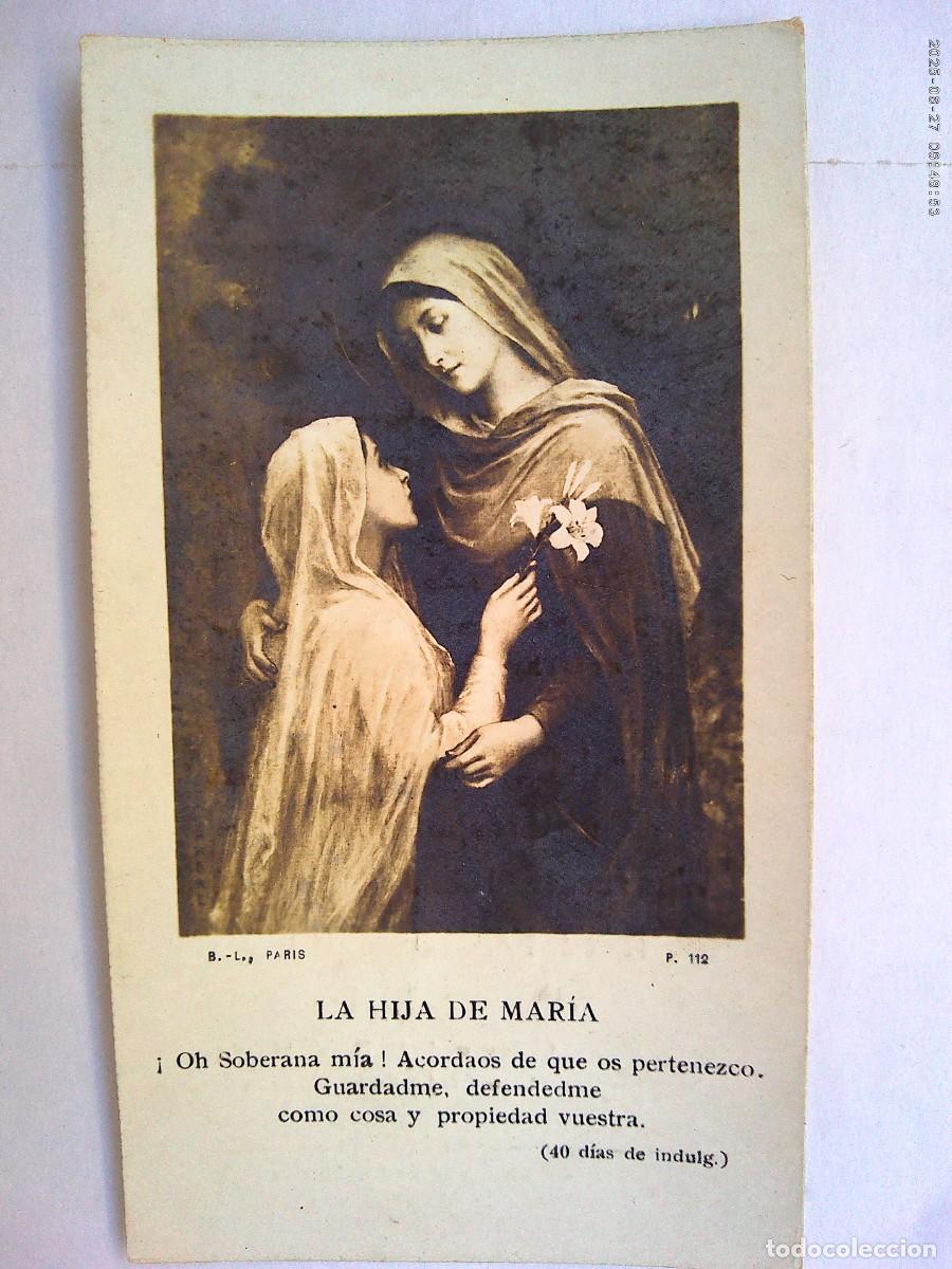 Cartes Postales: ESTAMPA RECUERDO HIJA DE MARIA , COLEGIO B.V. MARIA CASTILLEJA DE LA CUESTA , 1921