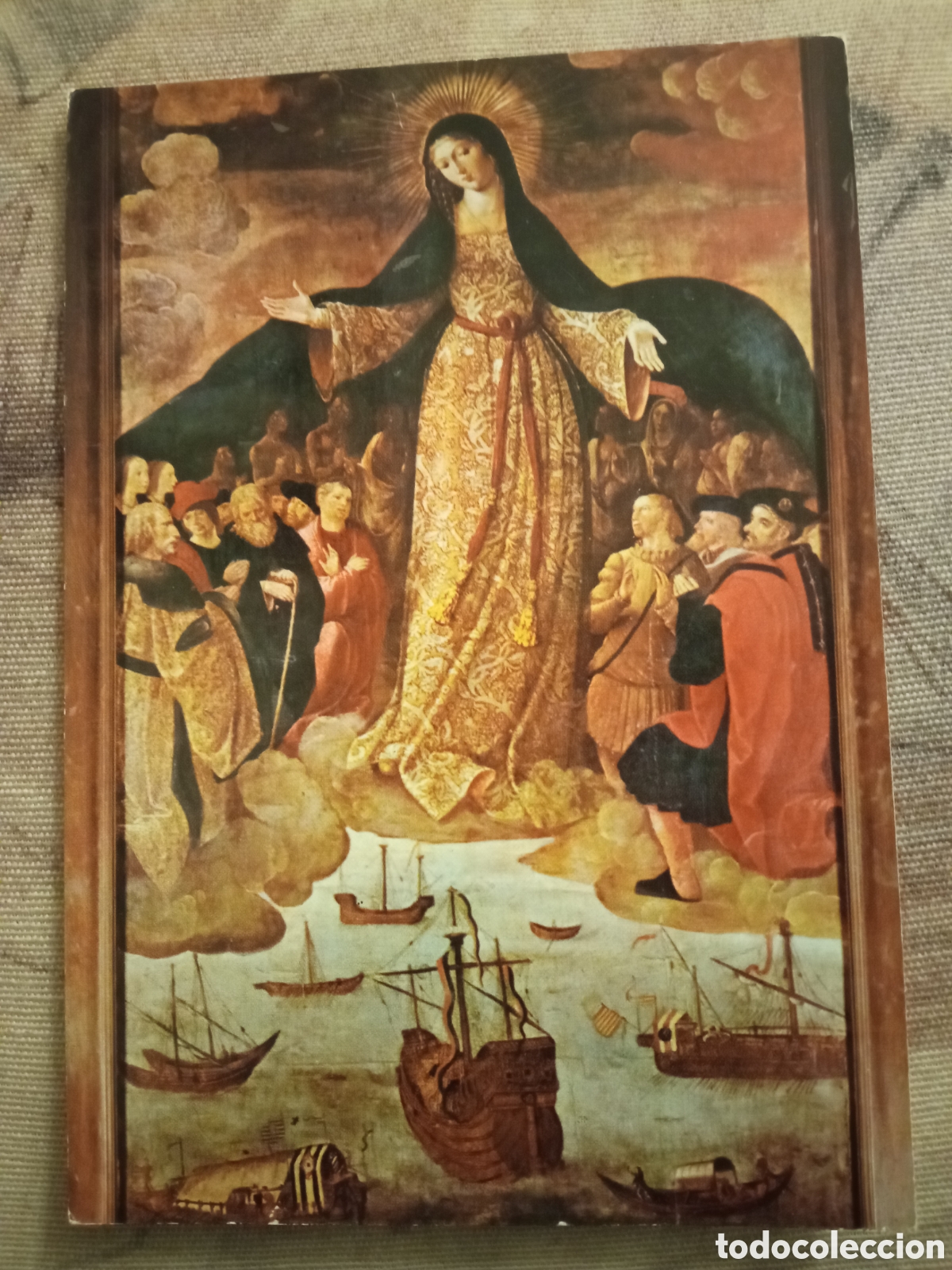 Postales: Antigua postal religiosa, Virgen de los Mareantes, Editorial Patrimonio Nacional