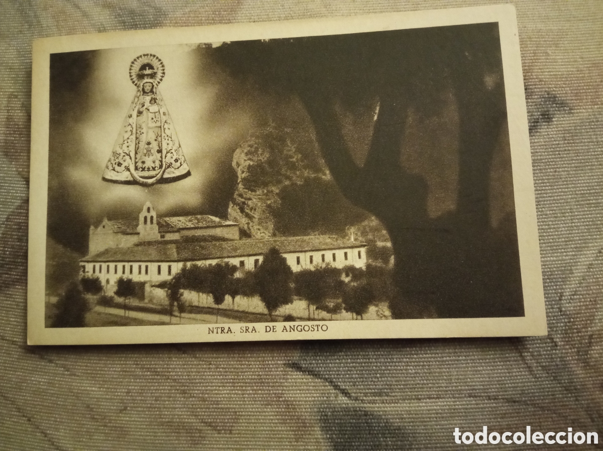 Cartes Postales: Antigua postal religiosa, Nuestra Se&ntilde;ora de Angosto (Alava)