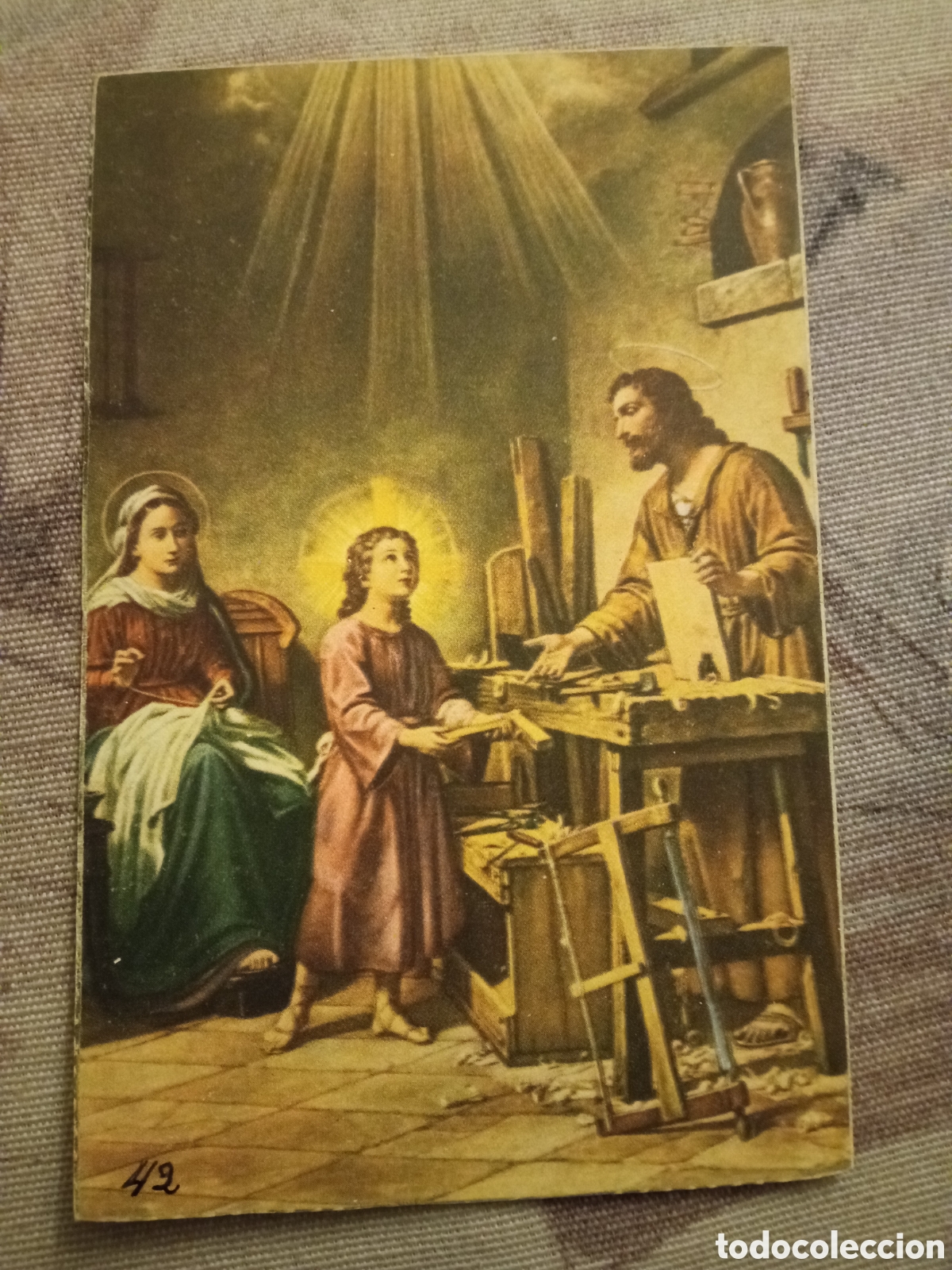 Postais: Antigua postal religiosa, La Sagrada Familia