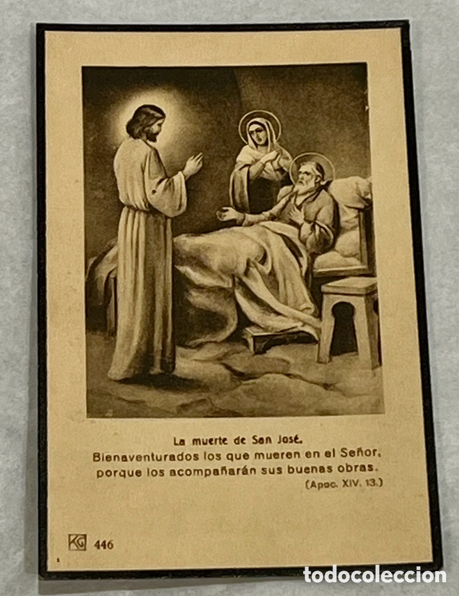 Postales: Estampa Religiosa. Obituario. Totana. Murcia. 1931.
