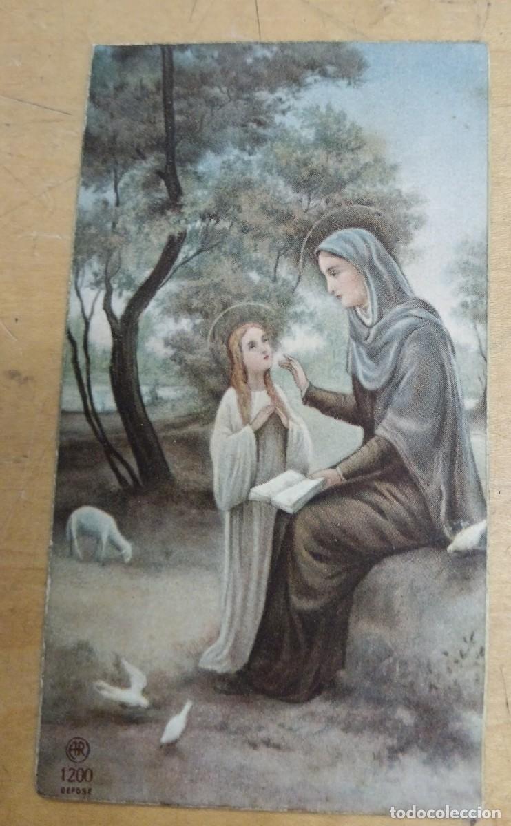 Postales: ESTAMPA RECUERDO PRIMERA COMUNI&Oacute;N MADRID A&Ntilde;O 1936 10,5X6 CM.
