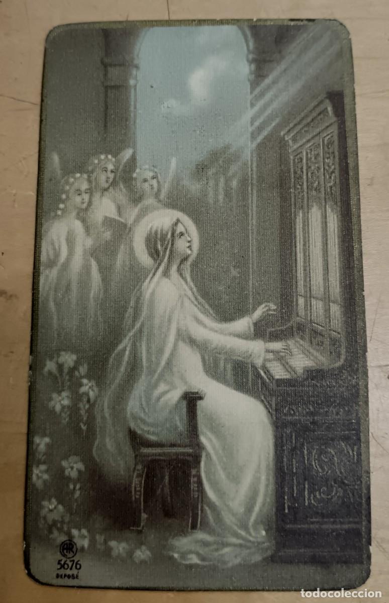 Postales: ESTAMPA RELIGIOSA RECUERDO PRIMERA COMUNI&Oacute;N BARCELONA A&Ntilde;O 1932 11X6,5 CM.